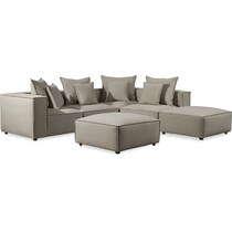 logan gray  pc sectional   
