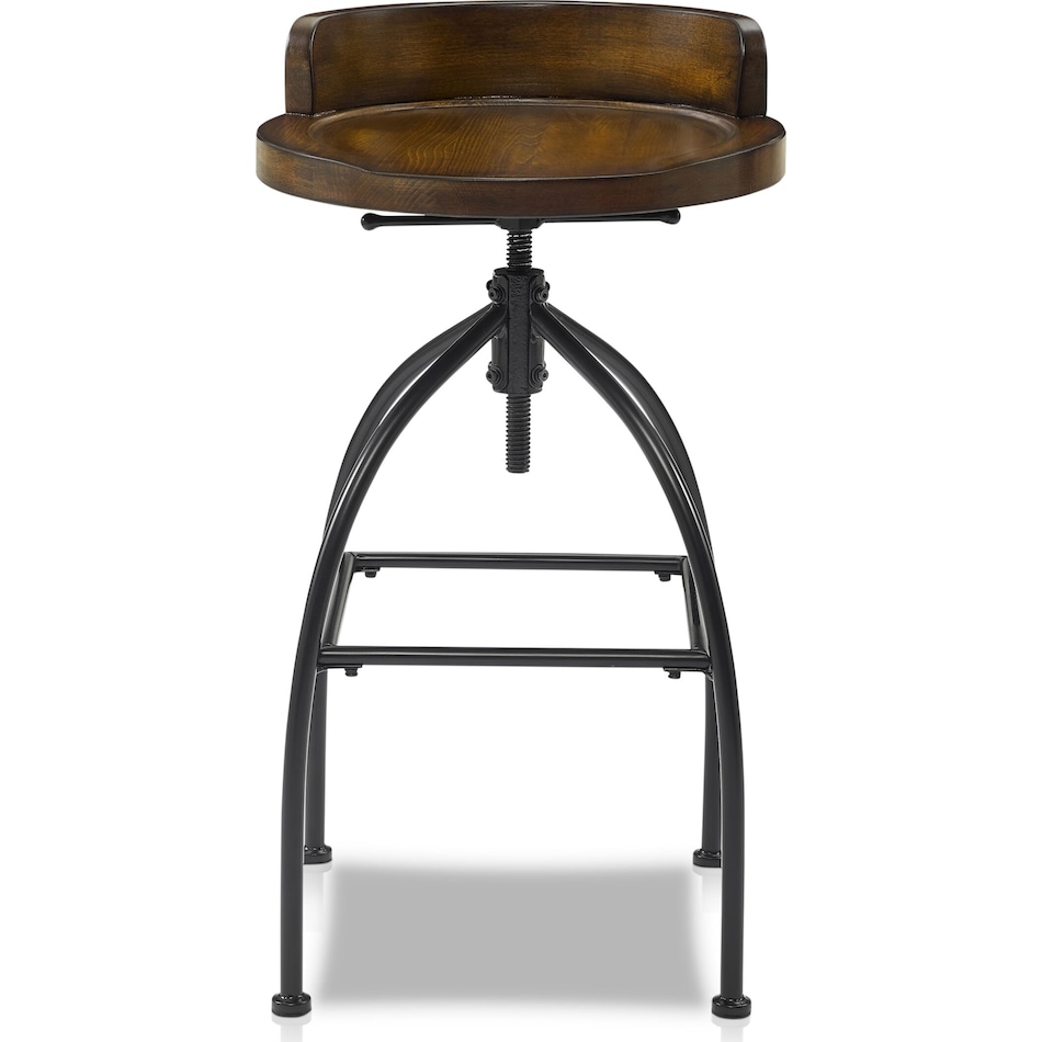 logan light brown bar stool   