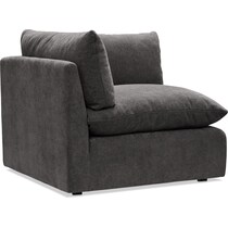 lola gray corner chair   