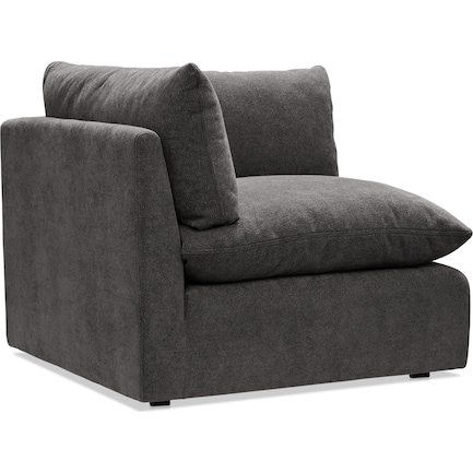 Lola Corner Chair - Charcoal