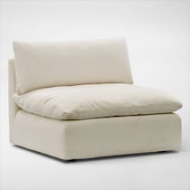 lola white armless chair web   