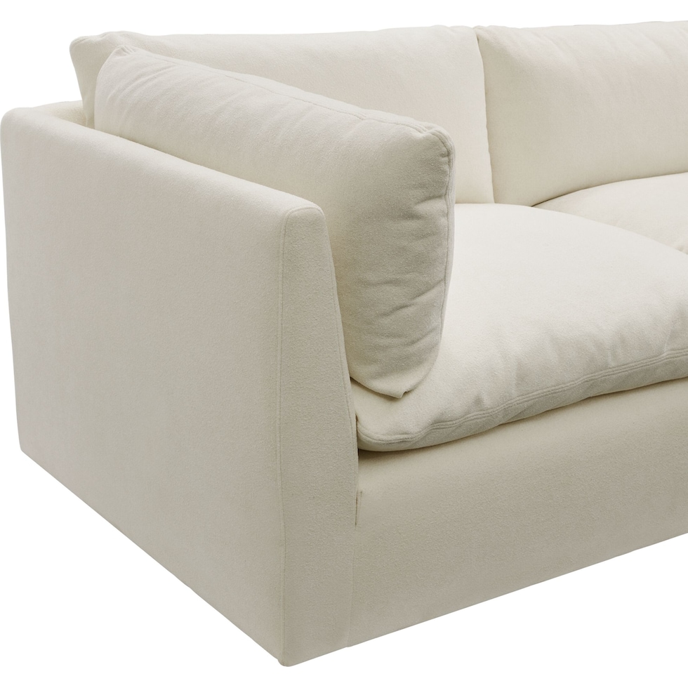 lola white sectional   