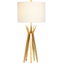 london gold table lamp   