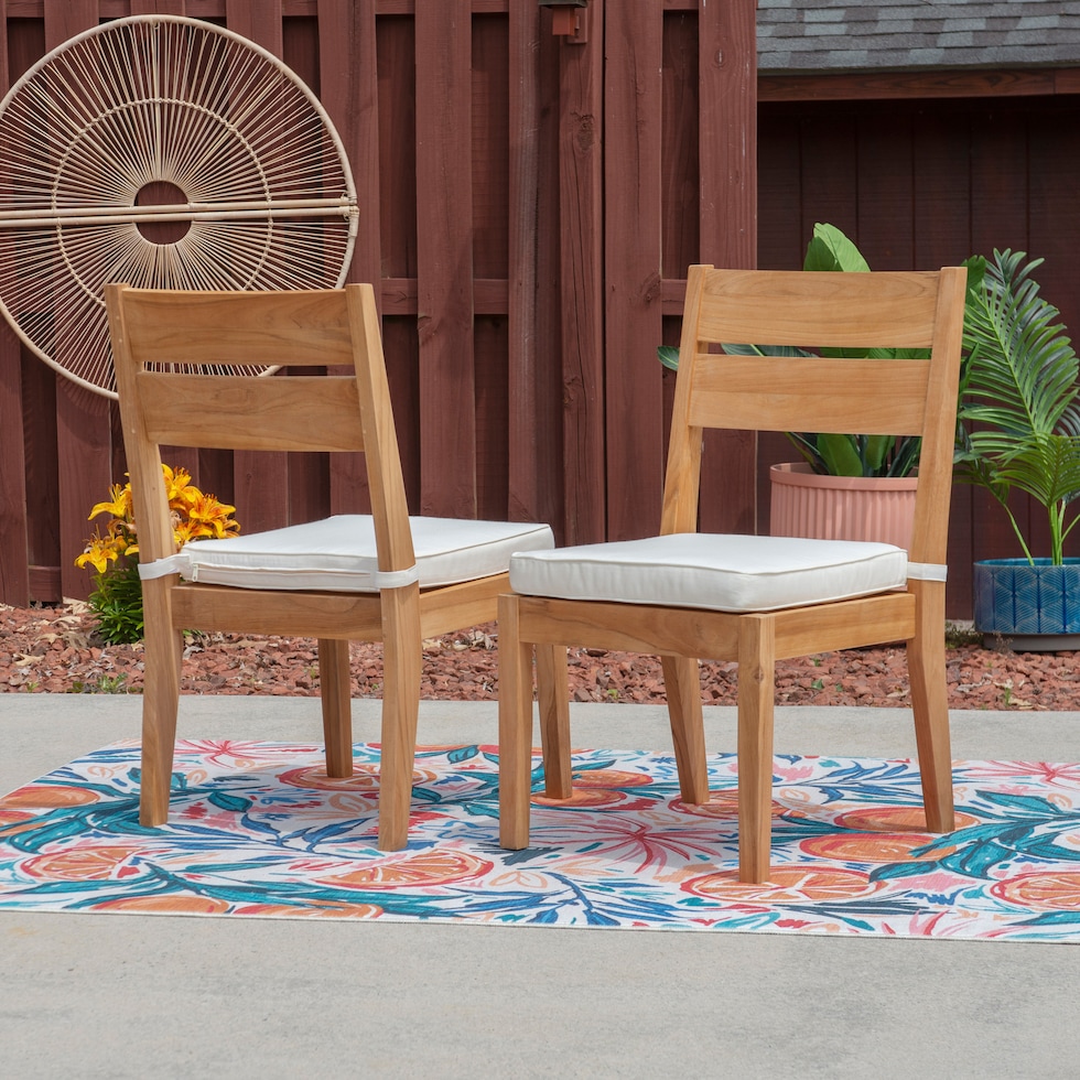 long beach light brown  pc outdoor dining   