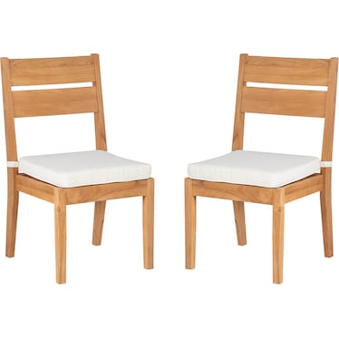 Long Beach Set of 2 Outdoor Dining Chairs