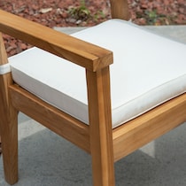 long beach natural antique white outdoor dining chair   