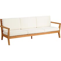 long beach natural antique white outdoor sofa   
