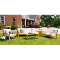 long beach natural antique white outdoor sofa   