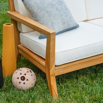 long beach natural antique white outdoor sofa   