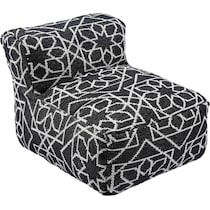 longport black white outdoor chair   