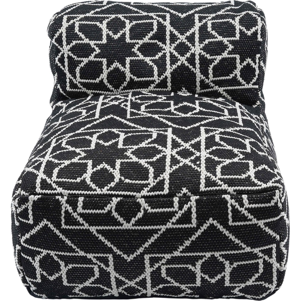 longport black white outdoor chair   