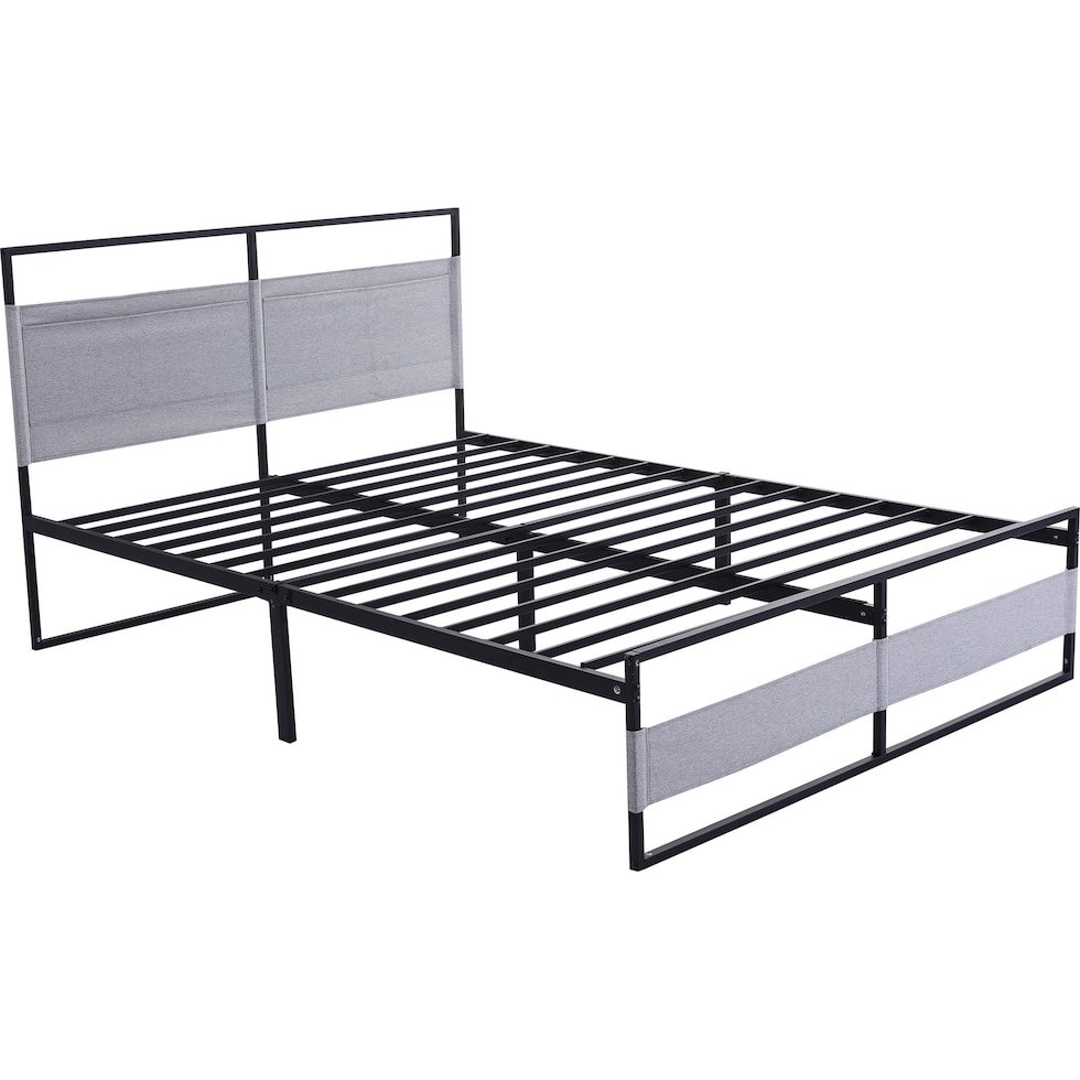 lorcan gray king bed   