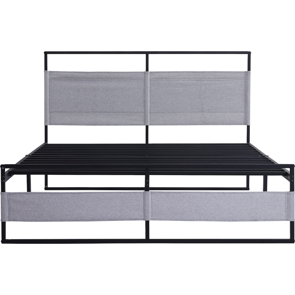 lorcan gray king bed   