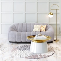 lorelai gray sofa   