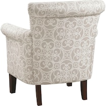 loretta neutral accent chair   