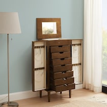 lorilynn dark brown armoire   