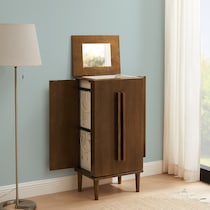 lorilynn dark brown armoire   