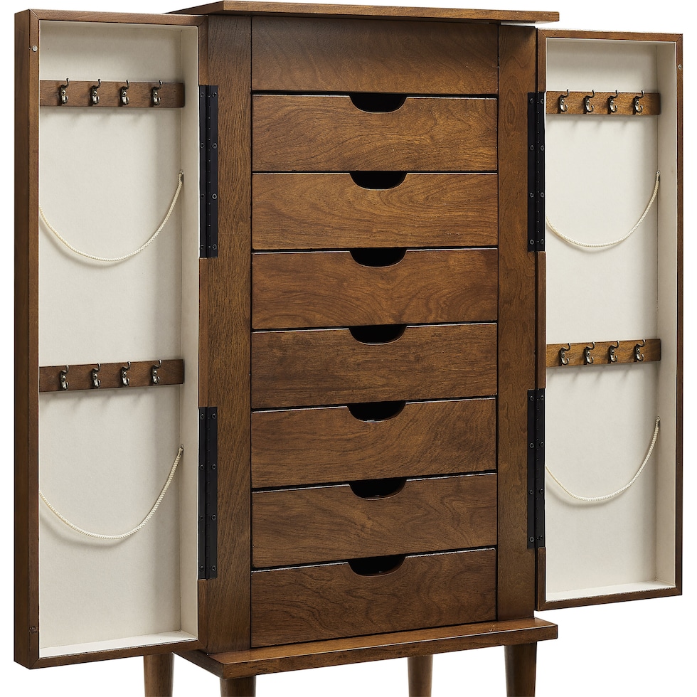 lorilynn dark brown armoire   