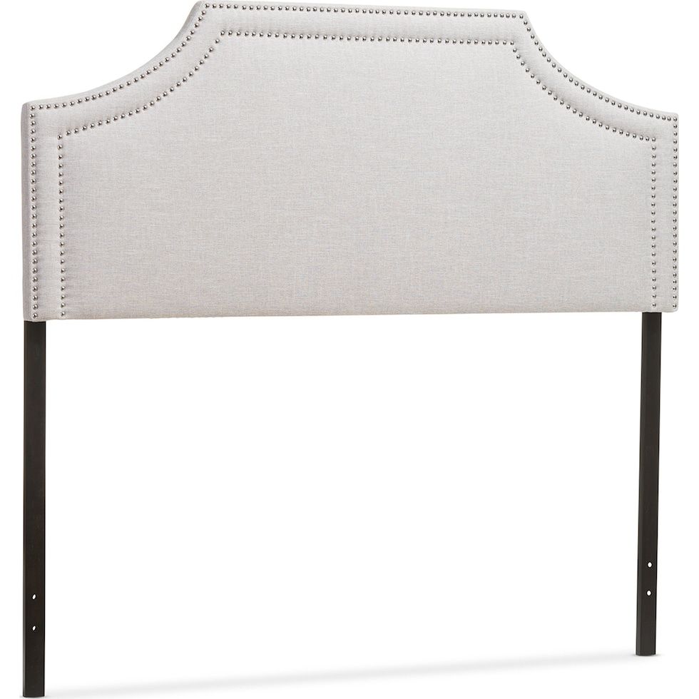 louie gray full headboard   