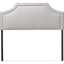 louie gray full headboard   