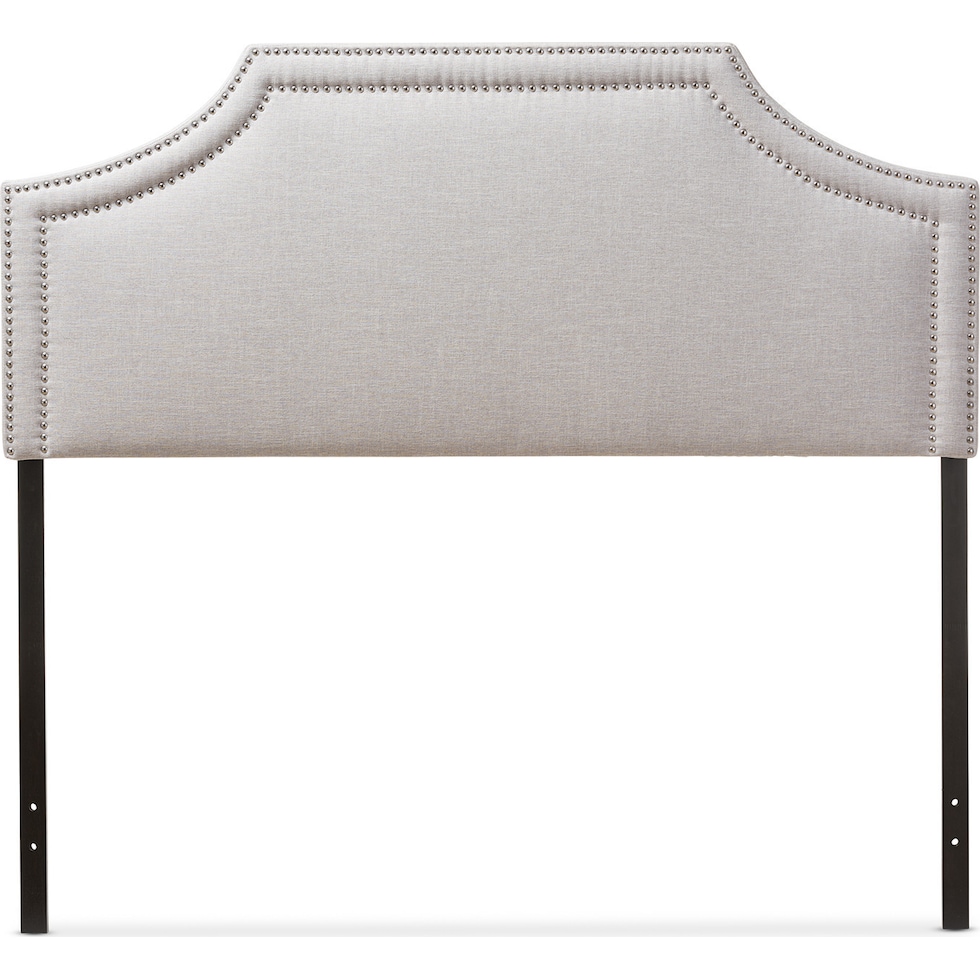 louie gray full headboard   