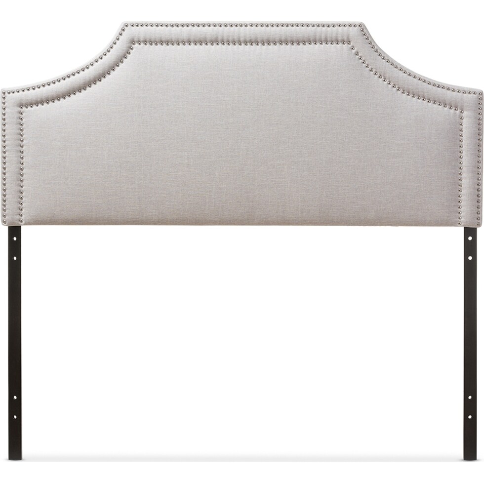 louie gray queen headboard   