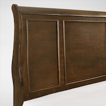 louis bedroom light brown  pc full bedroom   
