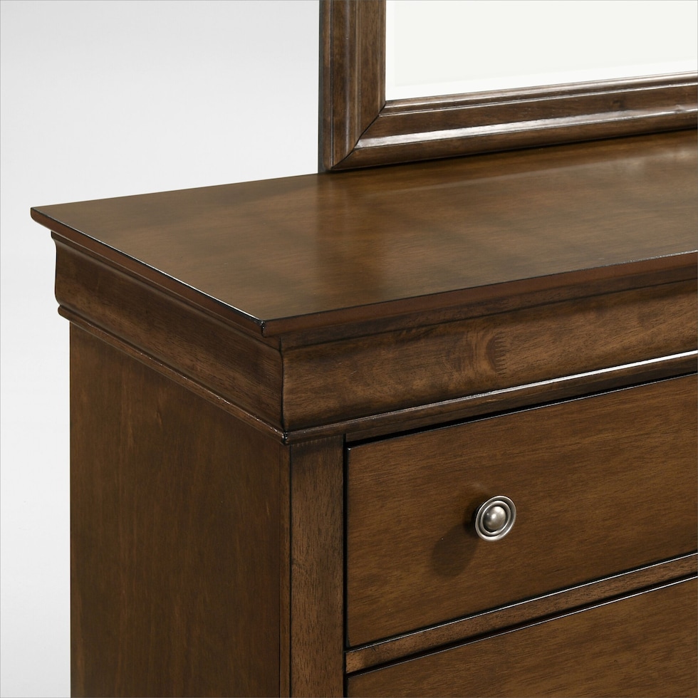 louis bedroom light brown  pc king bedroom   