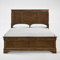 louis bedroom light brown  pc king bedroom   