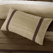 louise light brown california king bedding set   