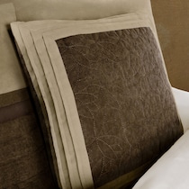 louise light brown california king bedding set   