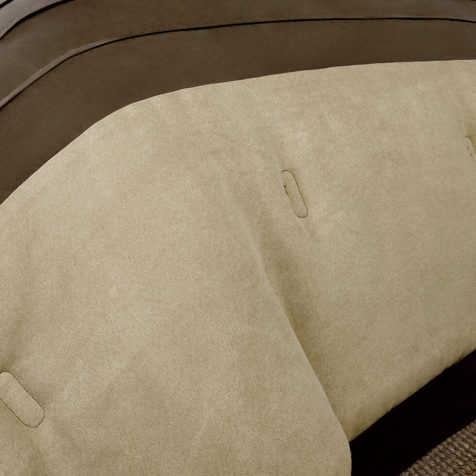 louise light brown california king bedding set   
