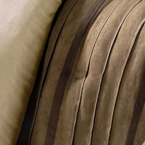 louise light brown california king bedding set   