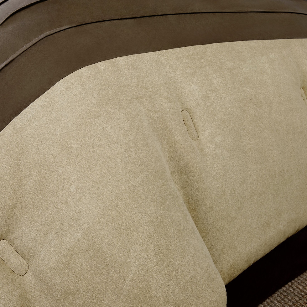 louise light brown king bedding set   