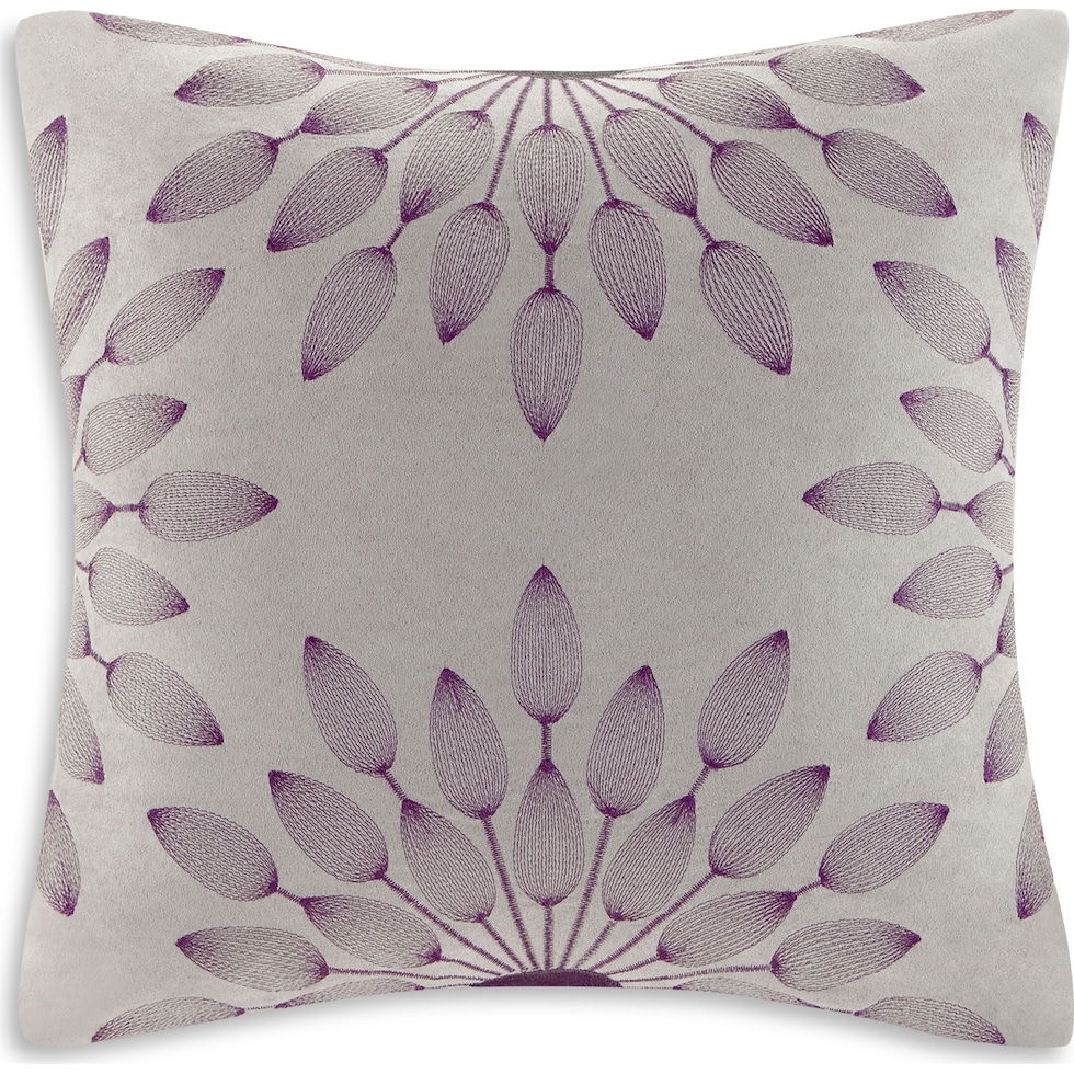 louise purple queen bedding set   