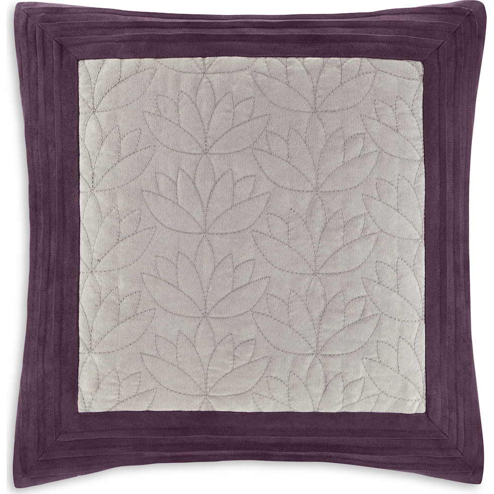 louise purple queen bedding set   