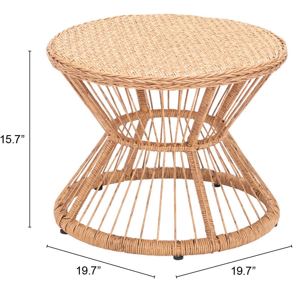 louisville light brown accent table   