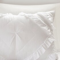 lucia white twin bedding set   
