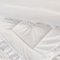 lucia white twin bedding set   