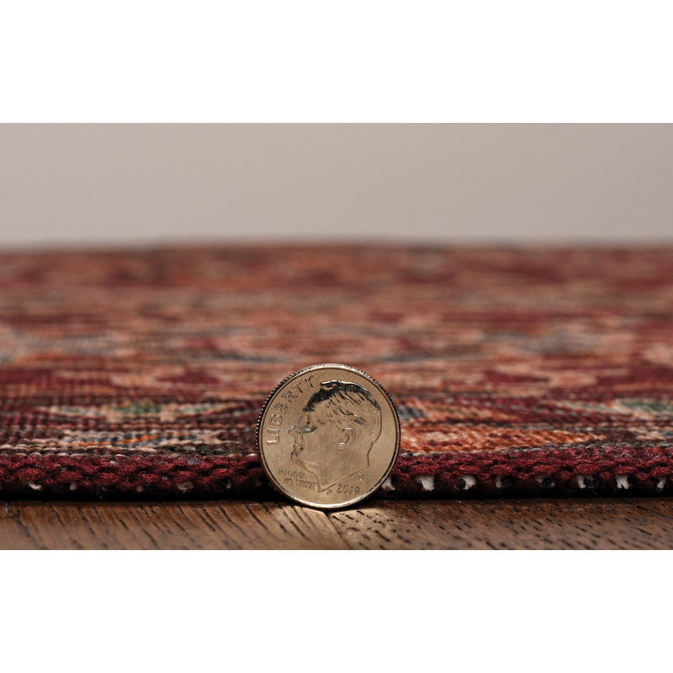 lucian red area rug  x    