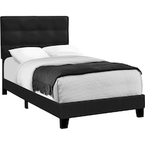 luella black twin bed   