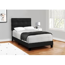 luella black twin bed   