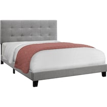 luella gray queen bed   