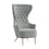 luis gray accent chair   