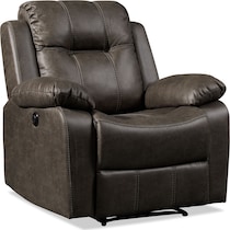 luka gray power recliner   