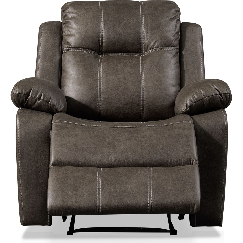 luka gray power recliner   