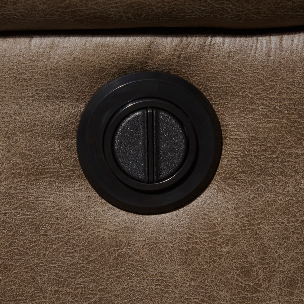 luka light brown recliner   