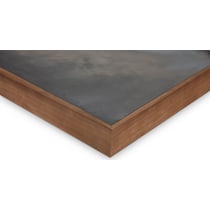 lulled skies gray wall art   