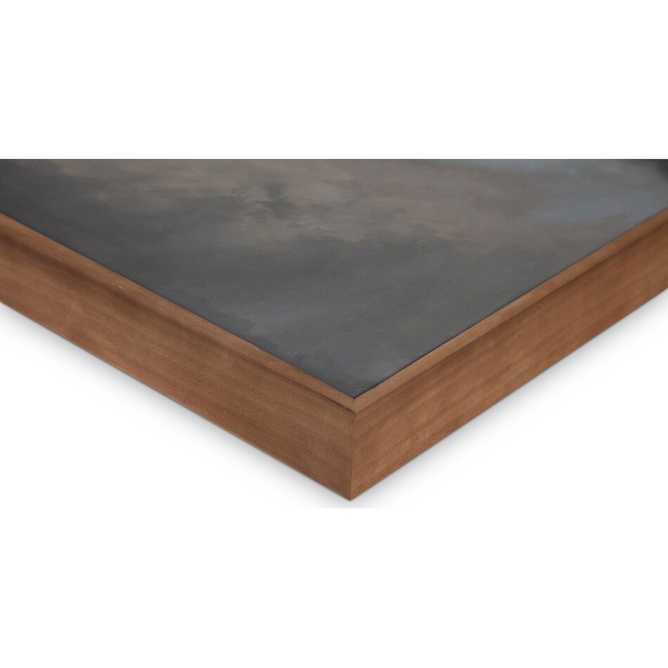 lulled skies gray wall art   