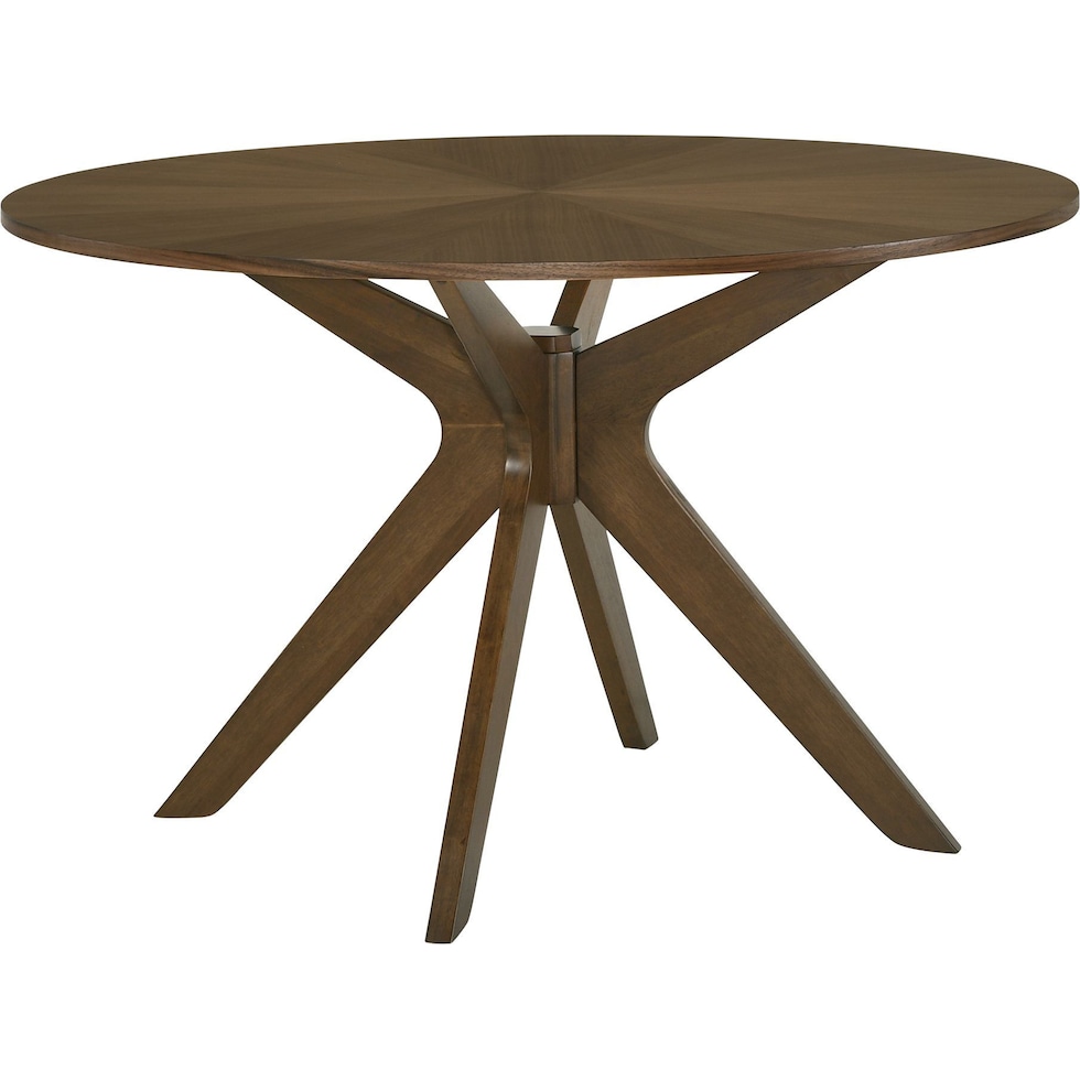 lulu dark brown dining table   